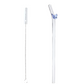 Reusable glass straw