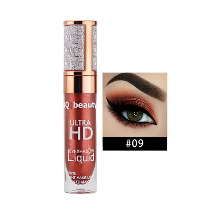 Sombra de ojos líquida con brillo perlado