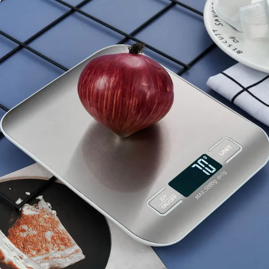 Báscula de cocina digital de acero inoxidable