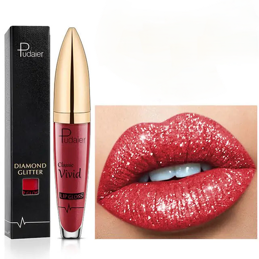 Brillo labial brillante de larga duración