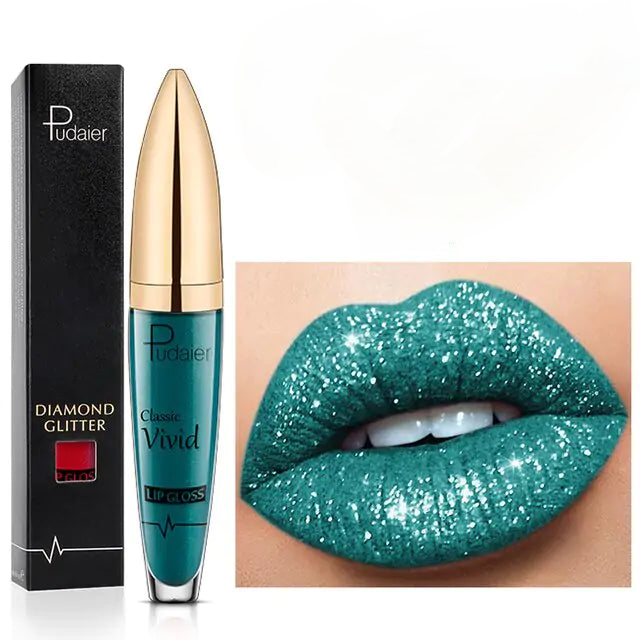 Brillo labial brillante de larga duración