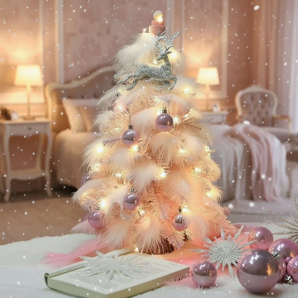 Árbol rosa navideño - Erlif 