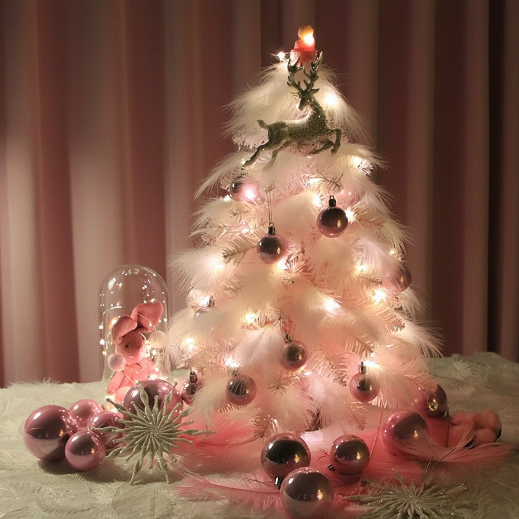 Árbol rosa navideño - Erlif 