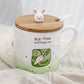 Taza de cerámica con diseño de gato