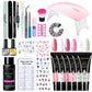 Poly-Gel-Nagelset mit Lampe